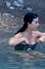 KATY PERRY in Bikini Enjoyed a Swim at Their European Italian Getaway in Maiori 08/05/2024