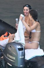 KATY PERRY in Bikini Enjoyed a Swim at Their European Italian Getaway in Maiori 08/05/2024