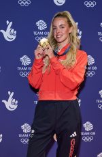 KEELY HODGKINSON at Team GB Homecoming Event at AO Arena in Manchester 08/17/2024