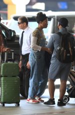KEKE PALMER Arrives at LAX Airport in Los Angeles 08/05/2024
