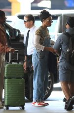 KEKE PALMER Arrives at LAX Airport in Los Angeles 08/05/2024