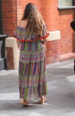 KELLY BROOK Arrives at Heart Radio in London 08/13/2024