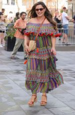 KELLY BROOK Arrives at Heart Radio in London 08/13/2024