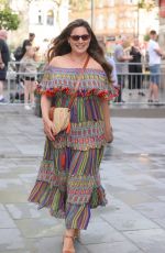 KELLY BROOK Arrives at Heart Radio in London 08/13/2024
