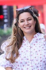 KELLY BROOK Arrives at Heart Radio Studios in London 08/15/2024