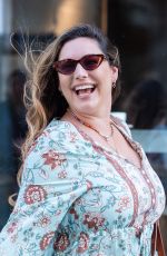 KELLY BROOK Leaves Global Radio Studios in London 08/12/2024