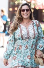 KELLY BROOK Leaves Global Radio Studios in London 08/12/2024