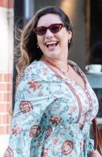 KELLY BROOK Leaves Global Radio Studios in London 08/12/2024