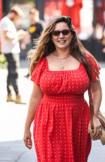 KELLY BROOK Leaves Her Heart FM Show at Global Radio Studios in London 08/16/2024