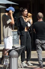 KELLY GALE Out with a New Puppy in Los Angeles 08/20/2024