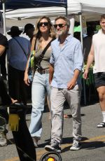 KELLY RIZZO and Breckin Meyer at a Local Farmers Market in Studio City 08/18/2024