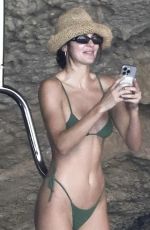 KENDALL JENNER in a Green Bikini with Friends in Ibiza 08/06/2024