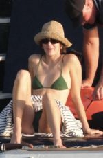 KENDALL JENNER in a Green Bikini with Friends in Ibiza 08/06/2024