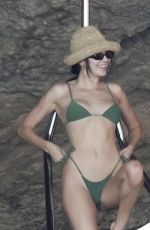 KENDALL JENNER in a Green Bikini with Friends in Ibiza 08/06/2024