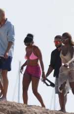 KENDALL JENNER Out with Best Friend Fai Khadra in Ibiza 08/05/2024