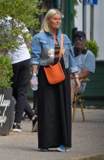 KERRY KATONA Leaves a Local Cafe in Cheshire 07/24/2024