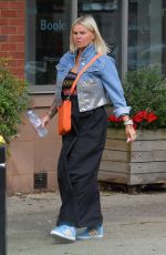KERRY KATONA Leaves a Local Cafe in Cheshire 07/24/2024