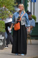 KERRY KATONA Leaves a Local Cafe in Cheshire 07/24/2024