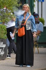KERRY KATONA Leaves a Local Cafe in Cheshire 07/24/2024