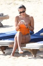 KHAYROVA ELSINA in Swimsuit at a Beach in Porto Cervo 08/19/2024