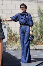 KHLOE KARDASHIAN, KRIS JENNER and MALIKA HAQQ Shopping at Custom Comfort Mattress Store in West Hollywood 08/30/2024