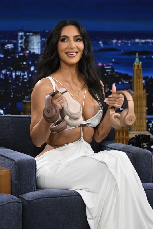 KIM KARDASHIAN at Tonight Show Starring Jimmy Fallon 08/14/2024