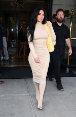KIM KARDASHIAN Leaves Her Hotel in New York 08/15/2024