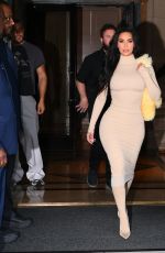 KIM KARDASHIAN Leaves Her Hotel in New York 08/15/2024
