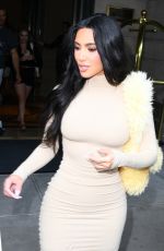 KIM KARDASHIAN Leaves Her Hotel in New York 08/15/2024