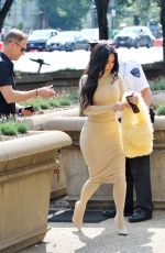 KIM KARDASHIAN Out and About in New York 08/15/2024