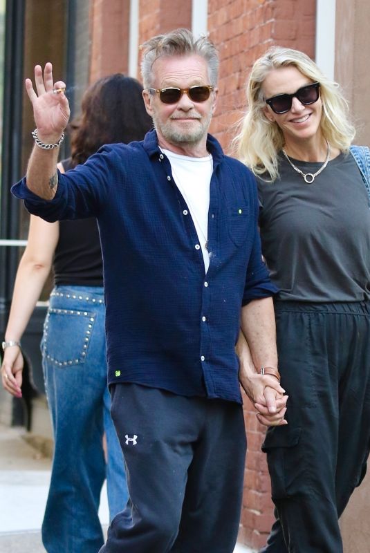 KRISTIN KEHRBERG and John Mellencamp Out in Manhattan