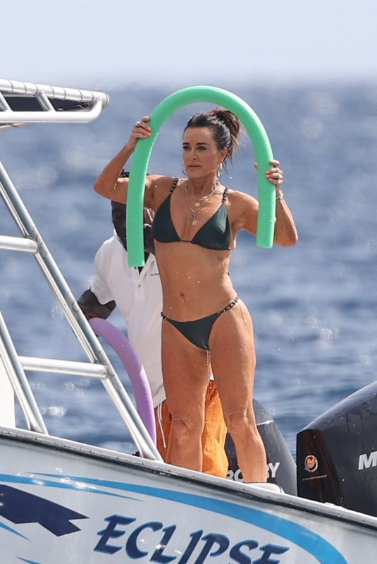 KYLE RICHARDS, ERIKA JAYNE and DORIT KEMSLEY in Bikinis in St Lucia 08/08/2024