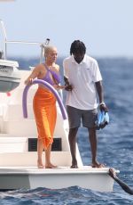 KYLE RICHARDS, ERIKA JAYNE and DORIT KEMSLEY in Bikinis in St Lucia 08/08/2024