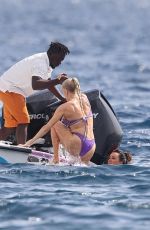 KYLE RICHARDS, ERIKA JAYNE and DORIT KEMSLEY in Bikinis in St Lucia 08/08/2024