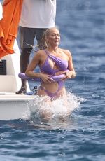 KYLE RICHARDS, ERIKA JAYNE and DORIT KEMSLEY in Bikinis in St Lucia 08/08/2024
