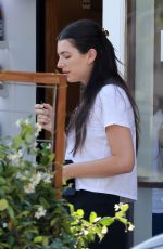 KYRA KENNEDY Outside a Bagel Store in Brentwood 08/26/2024