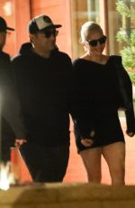 LADY GAGA and Michael Polansky Out for Dinner in Malibu 08/08/2024
