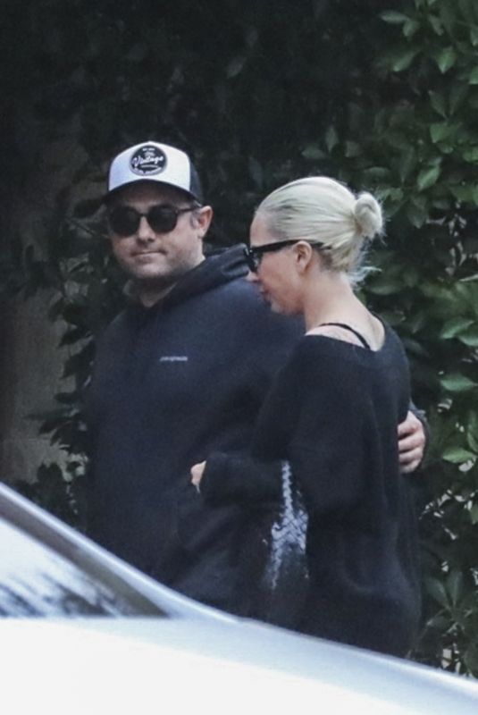 LADY GAGA and Michael Polansky Out for Dinner in Malibu 08/08/2024
