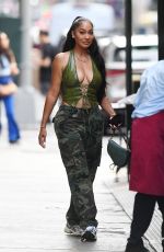 LALA ANTHONY Arrives at Lure Fishbar in New York 08/26/2024