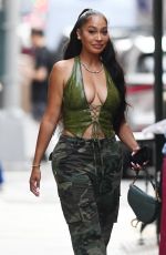 LALA ANTHONY Arrives at Lure Fishbar in New York 08/26/2024