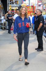 LARA SPENCER Leaves Good Morning America in New York 08/14/2024