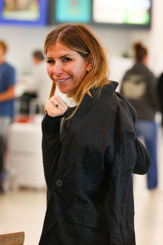 LAURA CSORTAN Arrives in Sydney from Holiday in Bali 08/08/2024