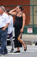 LEA MICHELE Out with Her Parents in New York 07/31/2024