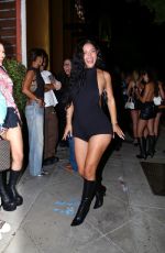 LEAH KATE Leaves Opening of Keys Nightclub in West Hollywood 08/01/2024