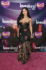 LEAH KATEB at Love Island USA: The Reunion Season 6 Pink Carpet in New York 08/14/2024