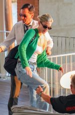 LILI REINHART Arrives in Venice 08/29/2024