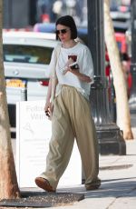 LILY COLLINS Out and About in Los Angeles 08/17/2024