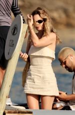 LILY JAMES on Vacation in Ibiza 07/29/2024