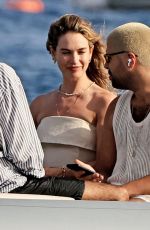 LILY JAMES on Vacation in Ibiza 07/29/2024
