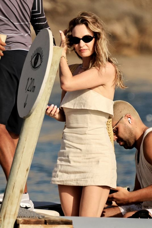LILY JAMES on Vacation in Ibiza 07/29/2024
